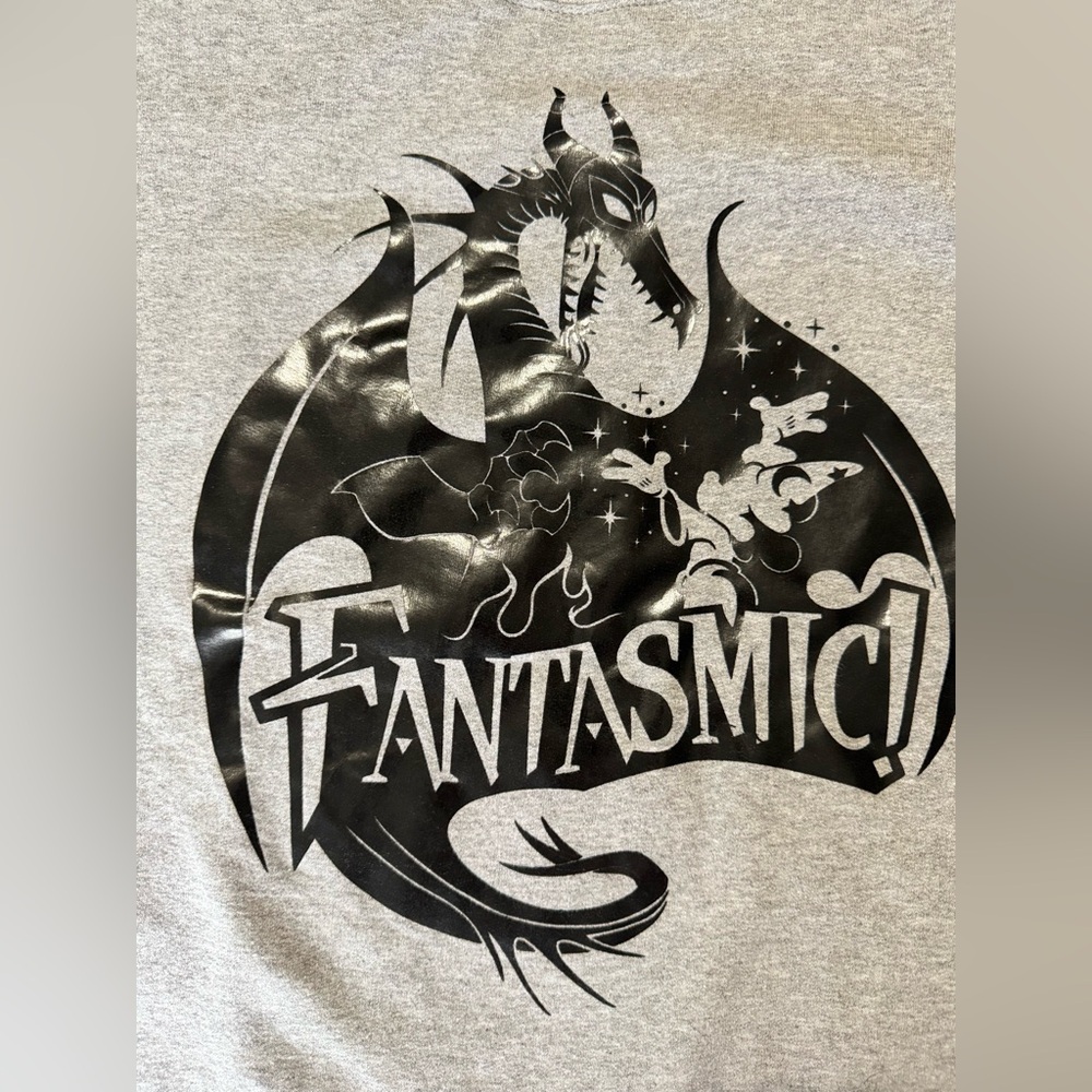 Vintage 90’s Disney Parks Fantasmic Mikey crewneck. Size L - Picture 4 of 7
